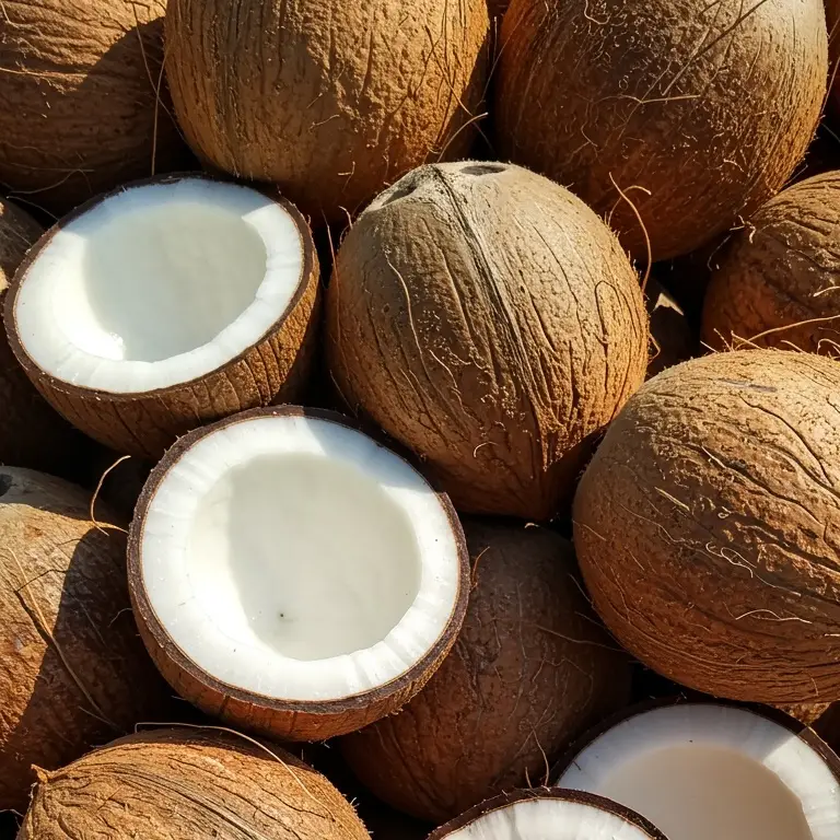 Semi Husked Coconut