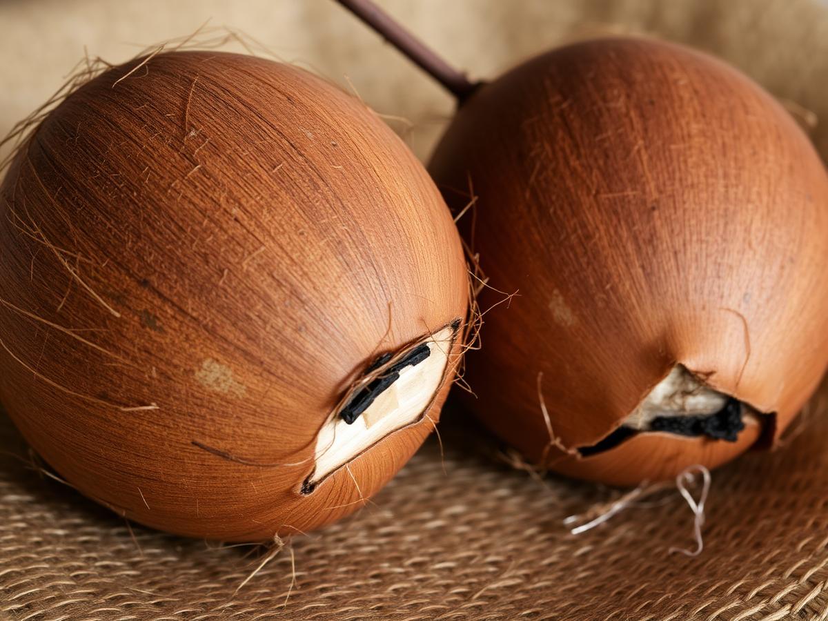 Semi-Husked Coconuts